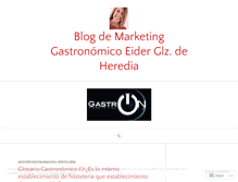 Tablet Screenshot of gastroonblog.com